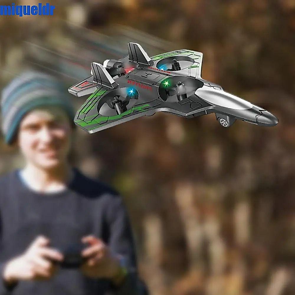 MIQUEL รีโมทคอนโทรลโฟม Fighter, 2.4G Stunt EPP โฟมเครื่องร่อนบินเฮลิคอปเตอร์ของเล่น,เครื่องบินของเล่