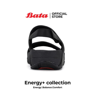 Bata บาจา Energy+ รองเท้าแตะรัดส้น ยอดฮิต สวมใส่ง่าย รองรับน้ำหนักเท้า สำหรับผู้หญิง สีดำ รหัส 5316055