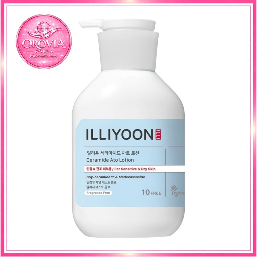 [illyoon] Ceramide Ato Lotion, Fragrance Free, 508ml, 1pc / Korean Lotion / Fragrance Free by OROVIA