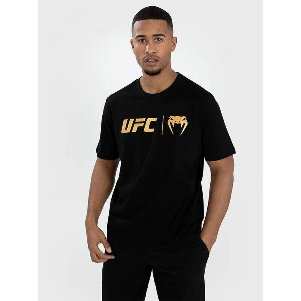 UFC Fashion Fighting Muay Thai Short Sleeved T-shirt Mens Cotton Versatile Top