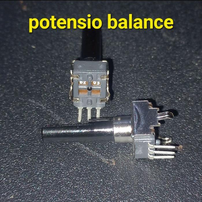 Potentiometer balance mixer center click mono ขา bend B20k B 20k B203 203 3pin 3 pin 3 P 1