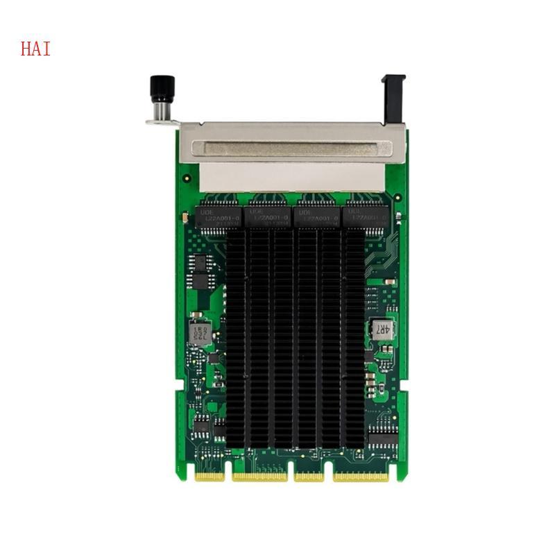 HAI ที่มีประสิทธิภาพ I350T4 OCP3 การ์ดเครือข่าย 4X RJ45 สําหรับศูนย์ข้อมูล