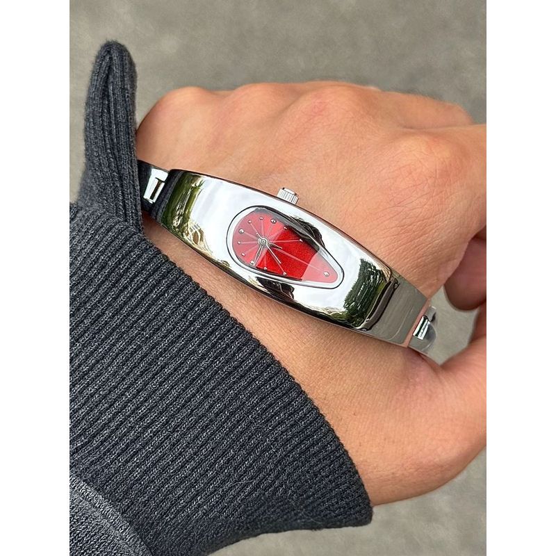 Y2k Water Drop Watch Future Fantasy Space Plaything Design y2k Millennium Retro vintage ประณีต High-