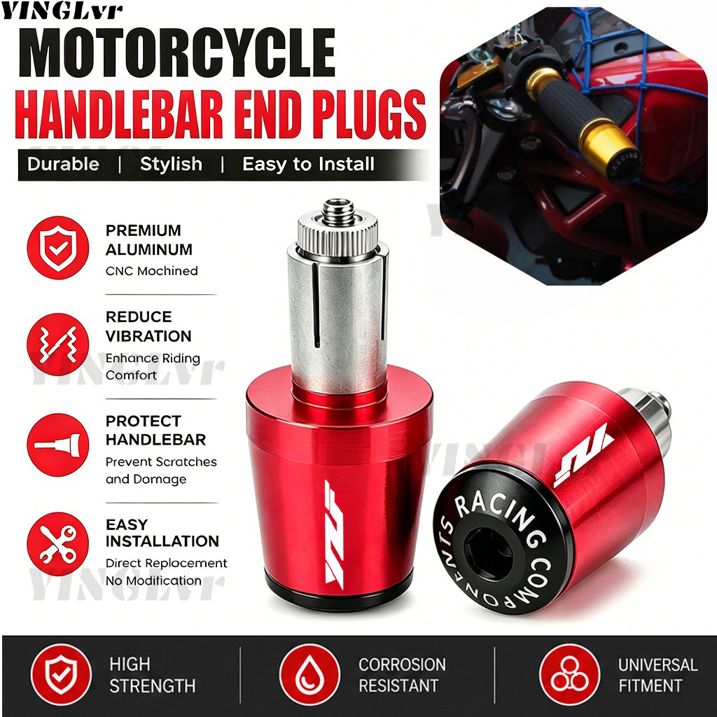 สําหรับ YAMAHA YTX YTX125 รถจักรยานยนต์ Rod end ปลั๊กจับบาร์ปลั๊ก CNC อลูมิเนียมรถจักรยานยนต์ตกแต่ง 