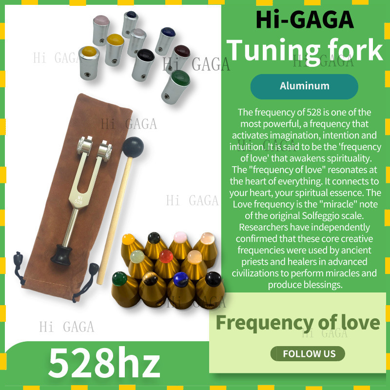 528 ส้อมปรับแต่ง 528hz ซ่อม DNA รักความถี่ล้อส้อม Plus Power Tuning Fork Tuning Fork Tuning Forkra ฐ