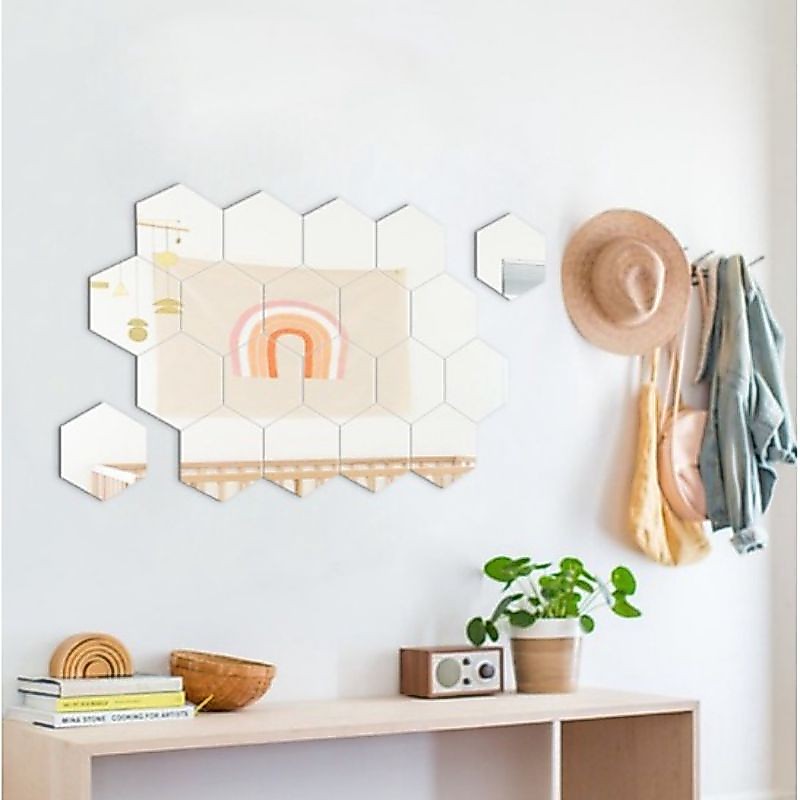 สติ๊กเกอร์กระจกมองข้าง HEXAGONAL สติ๊กเกอร์กระจก HEXAGONAL MIRROR