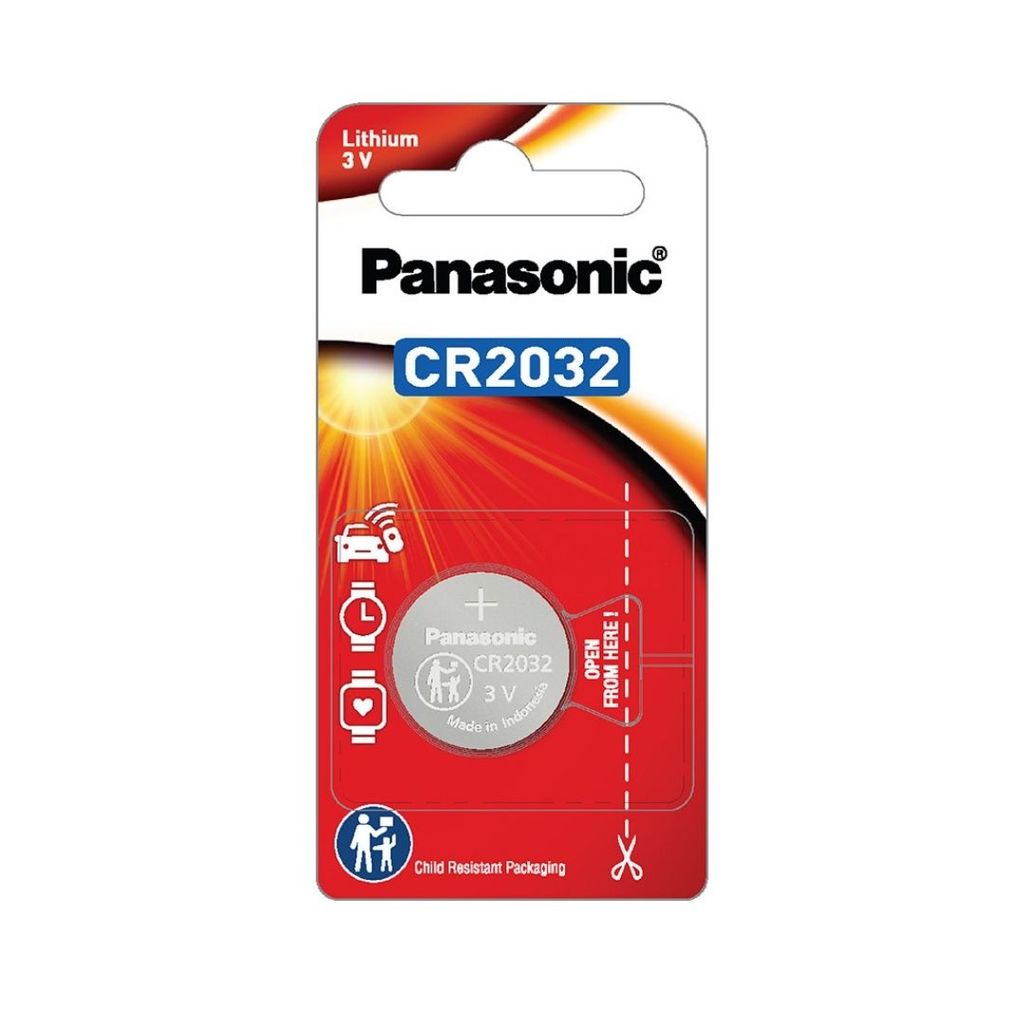 พานาโซนิค ถ่านกระดุมลิเทียม3V Panasonic Lithium Battery 3V 1Pcs.