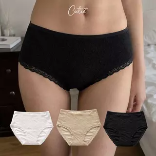 [Cutieplus] กางเกงในแต๊บสาวสอง รุ่นลูกไม้เต็มก้น Lace me Collection (CP24)