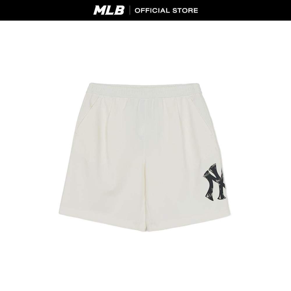 MLB กางเกงขาสั้น ยูนิเซ็กซ์ Basic Mega Logo 9In Shorts รุ่น 3ASPB1063 50BKS สีดำ