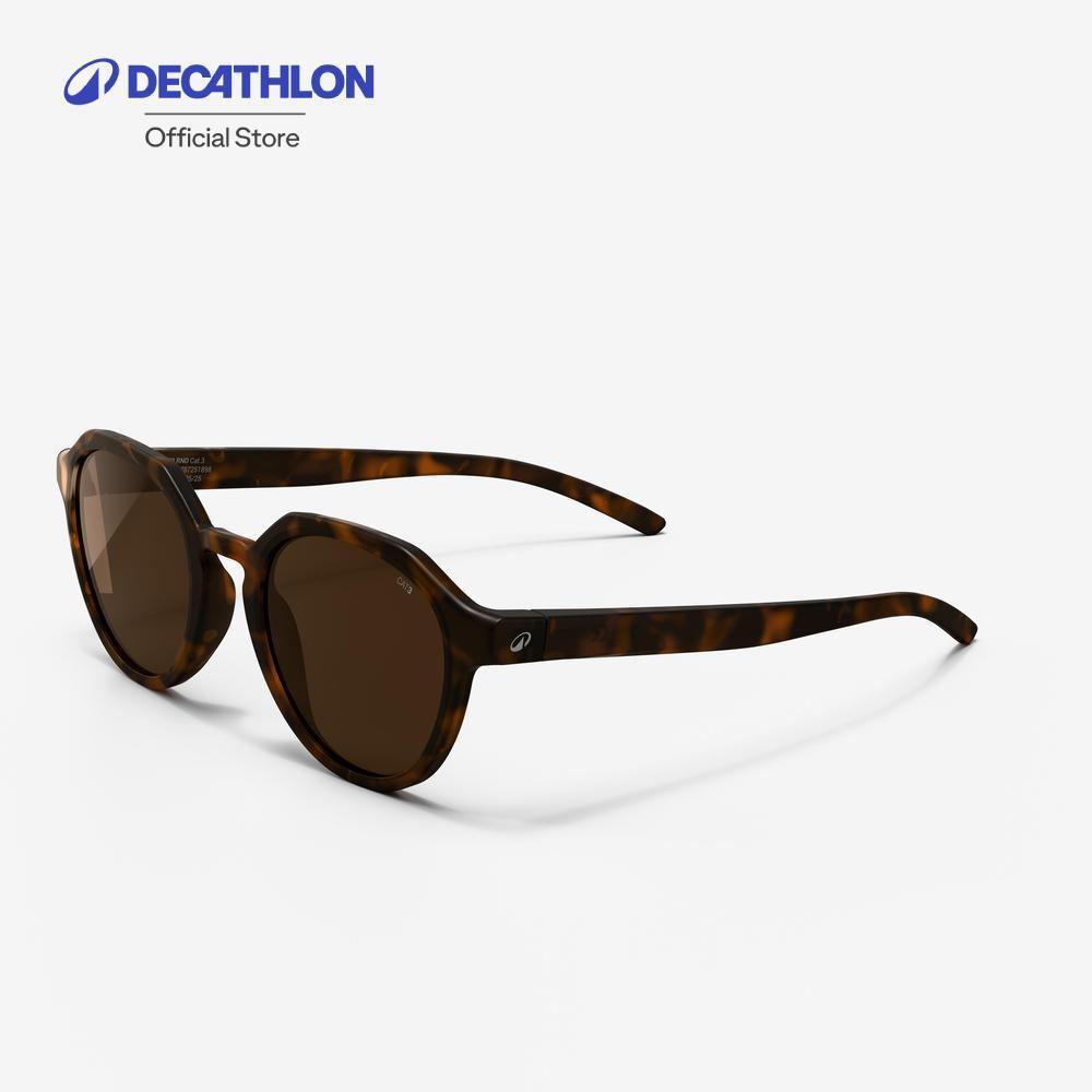 Decathlon Active 500 Rnd Round Category 3 Sunglasses แว่นกันแดดทรงกลม ประเภท 3 รุ่น Active 500 Rnd - Beige