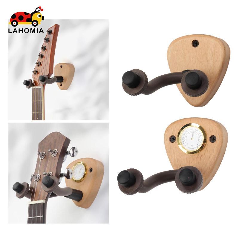 [Lahomia] กีตาร์แขวนชั้นวาง Wall Hook กีตาร์ไม้สนับสนุนผู้ถือกีตาร์สําหรับ Ukulele Mandolin String Instruments Cello