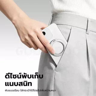 GOOJODOQ 360 ° ที่วางโทรศัพท์แบบหมุนได้ซ่อนพับออกแบบการยึดเกาะที่แข็งแกร่ง