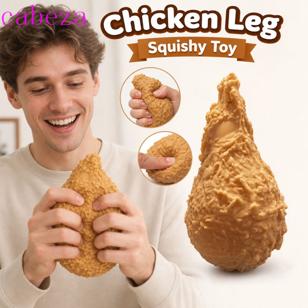 CABEZA ของเล่นสกุชชี่ขาไก่,สร้างสรรค์นวดขาไก่บีบของเล่น,แปลกสมจริงสบายความวิตกกังวลบรรเทาประสาทสัมผัสความเครียดของเล่นมือผ่อนคลาย