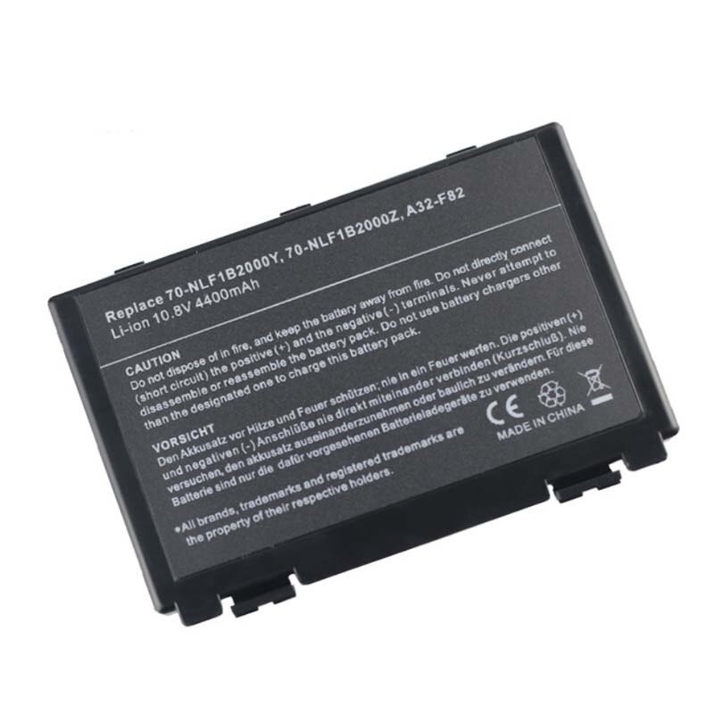 New Laptop Battery for ASUS K40IN a32-f82 k40af k40id k40ab K40 K60 X8AC K50 F82