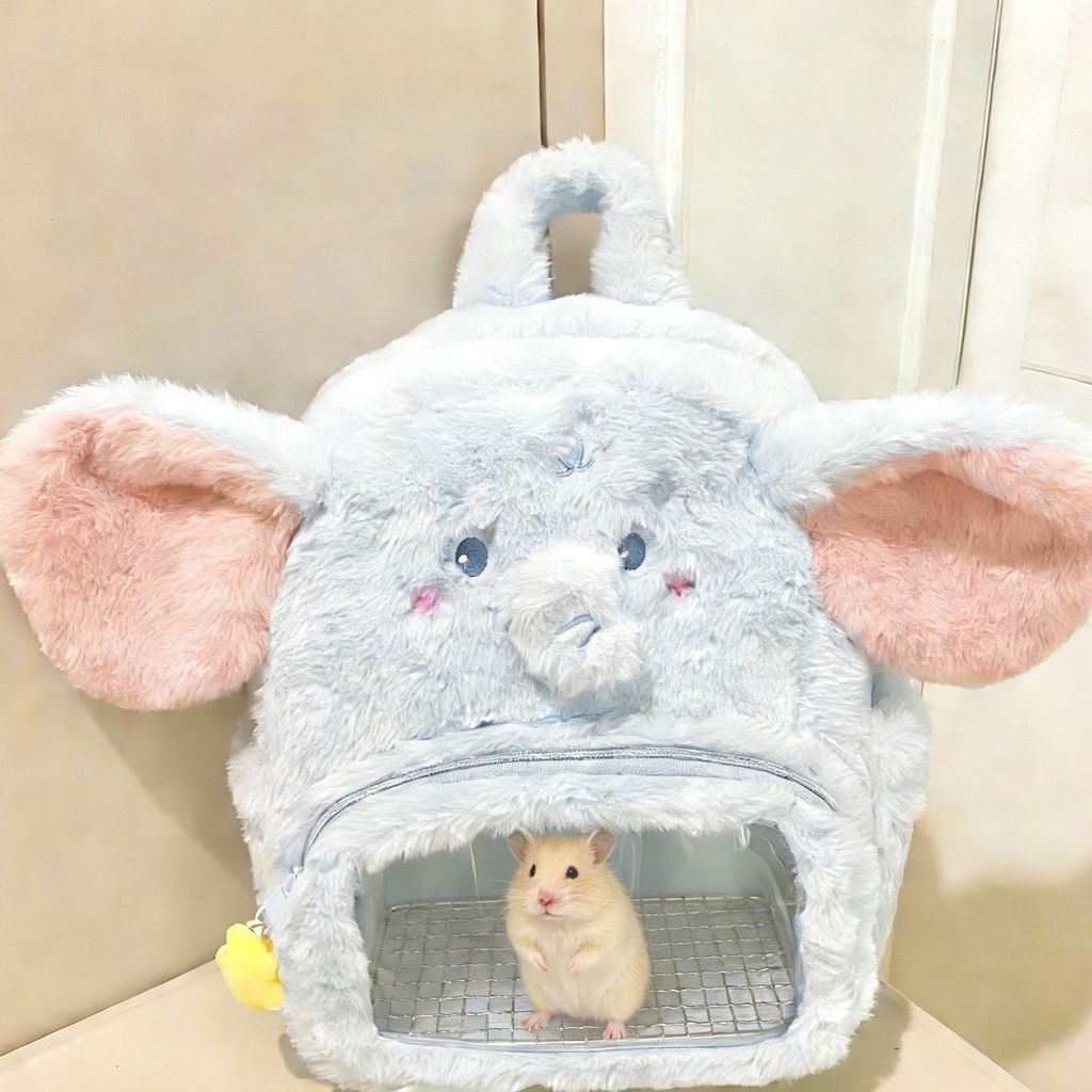 [ขายร้อนสไตล์ใหม่] Parrot Outing Bag Honey Glider Middle Rabbit Messenger Bag Tiger Peony Takeaway B
