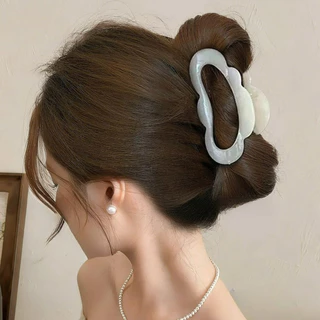 กิ๊บติดผมรูปเมฆสีขาวสีเหลือง Hairpin Headwear อุปกรณ์เสริมเกาหลี