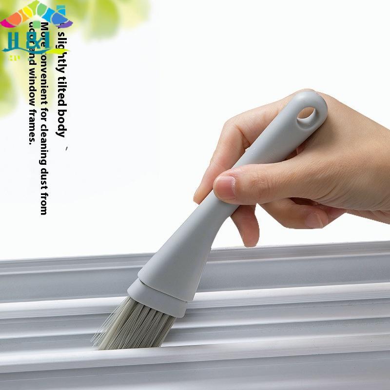 H&L แปรงทําความสะอาดร่องหน้าต่าง Windows Slot Cleaner สําหรับแปรงคีย์บอร์ดช่องว่างพื้นประตู + Dustpa