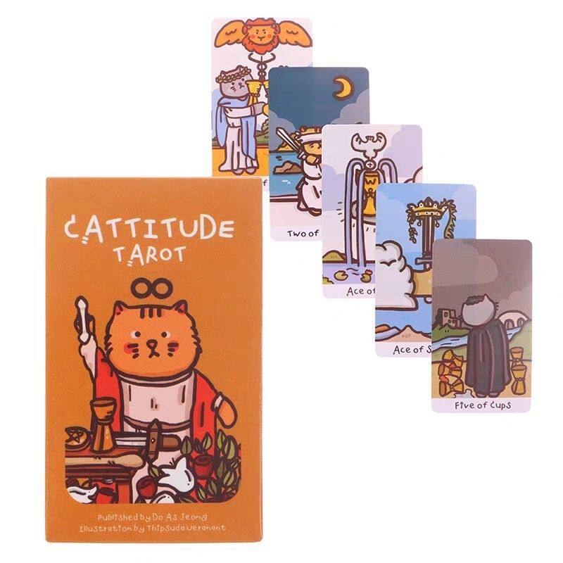 2026 สินค้าใหม่ Cattitude Tarot Attitude Cat Tarot Tarot Cat Tarot Tarot20260612