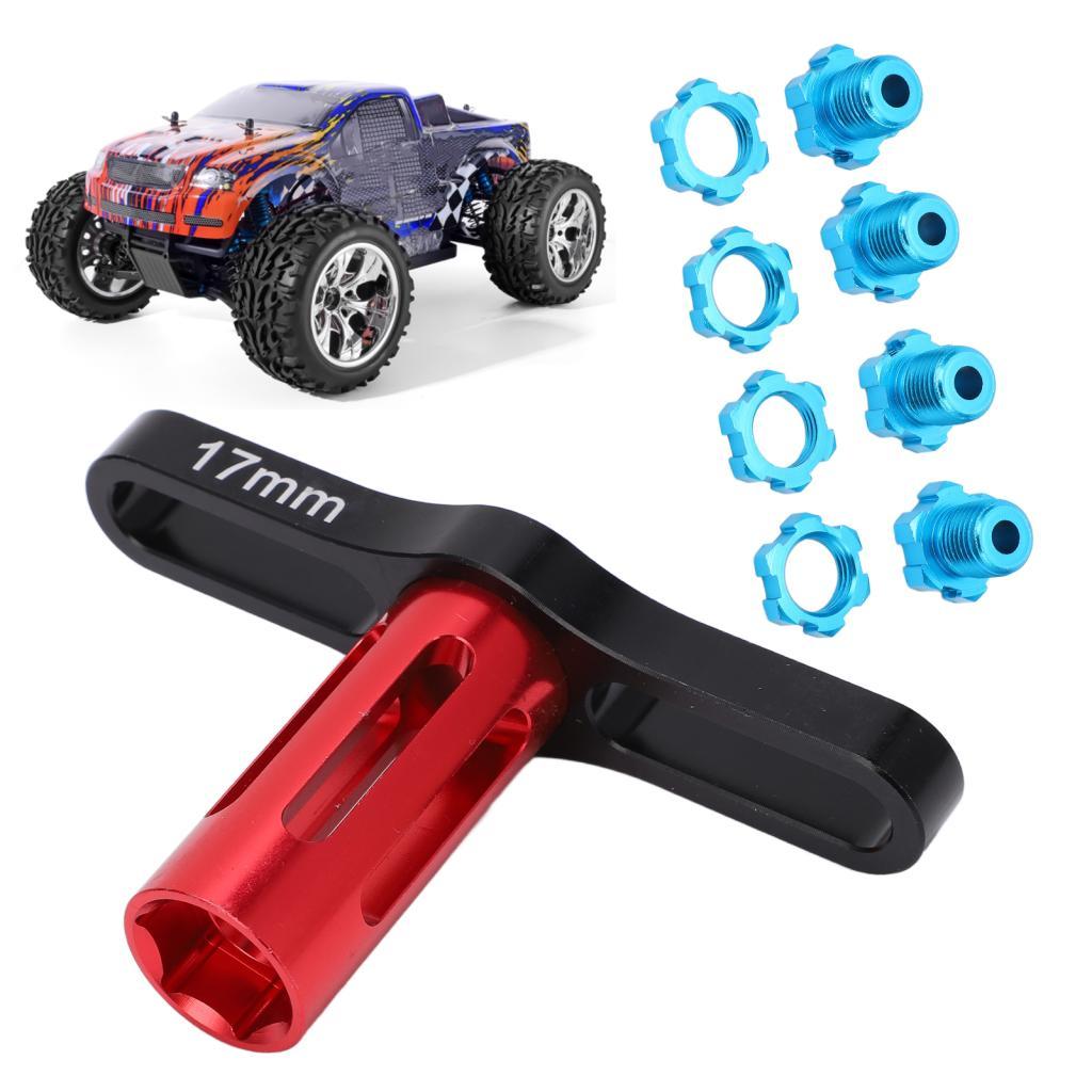 Treee Drfeify เปลี่ยนล้อ Hex Hub ชุดอลูมิเนียม Splined Hubs พร้อมสกรูและไขควงสําหรับ 5353X EREVO