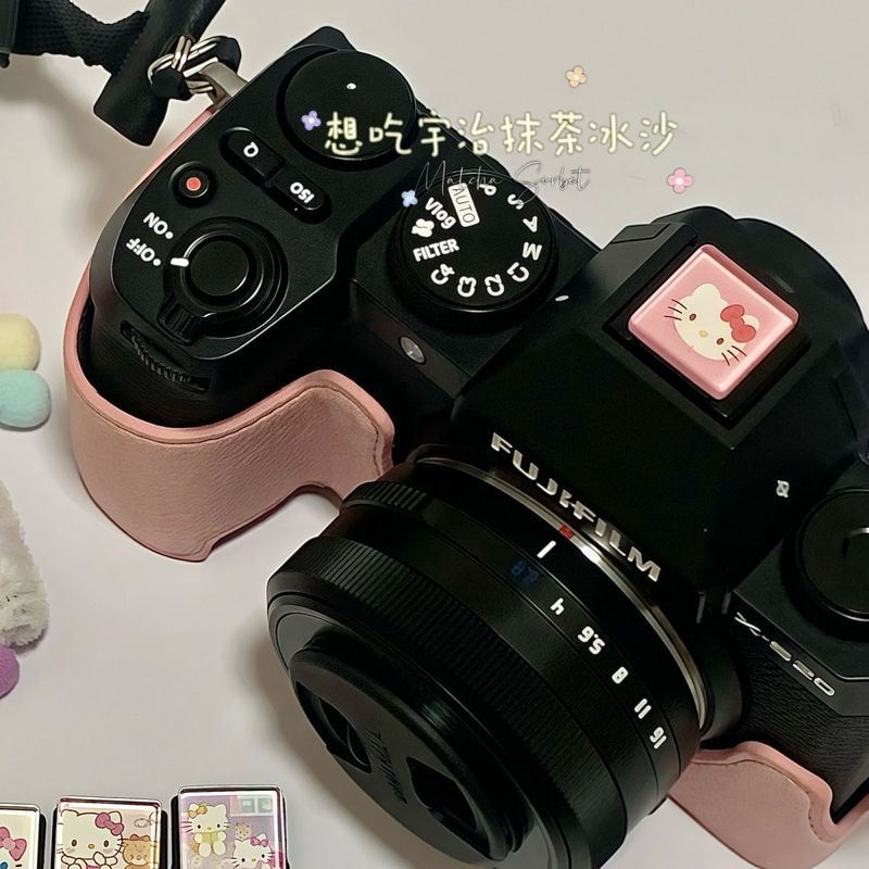 Camera Hot Shoe Cover Universal Fuji Camera with Cartoon Hot Shoe Girl Heart 5.25