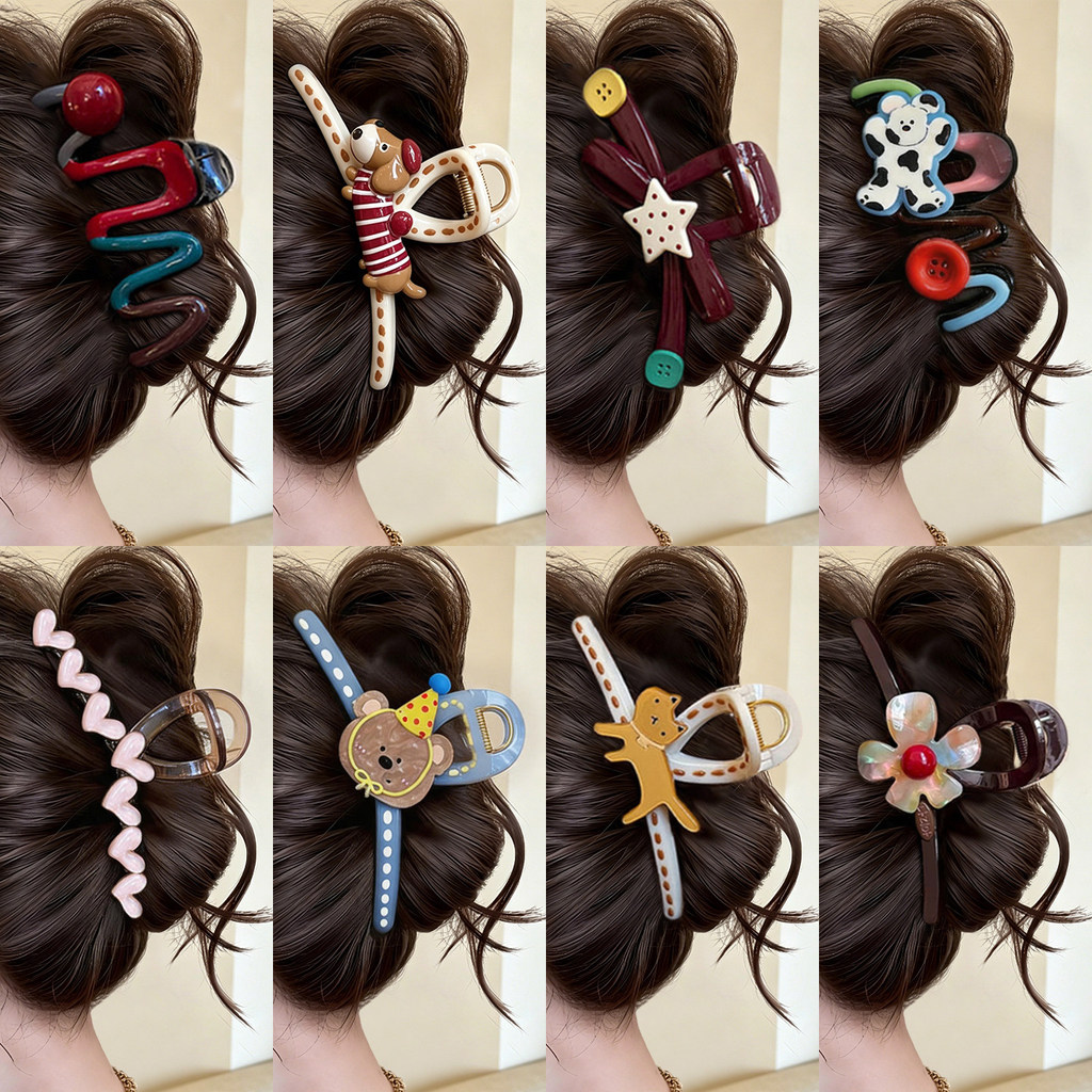 2026 ใหม่หรูหราเกรดสูงกรงเล็บผมฉลามขนาดใหญ่ผู้หญิงด้านหลังหัว Updo กิ๊บติดผมเครื่องประดับผมทุกวัน