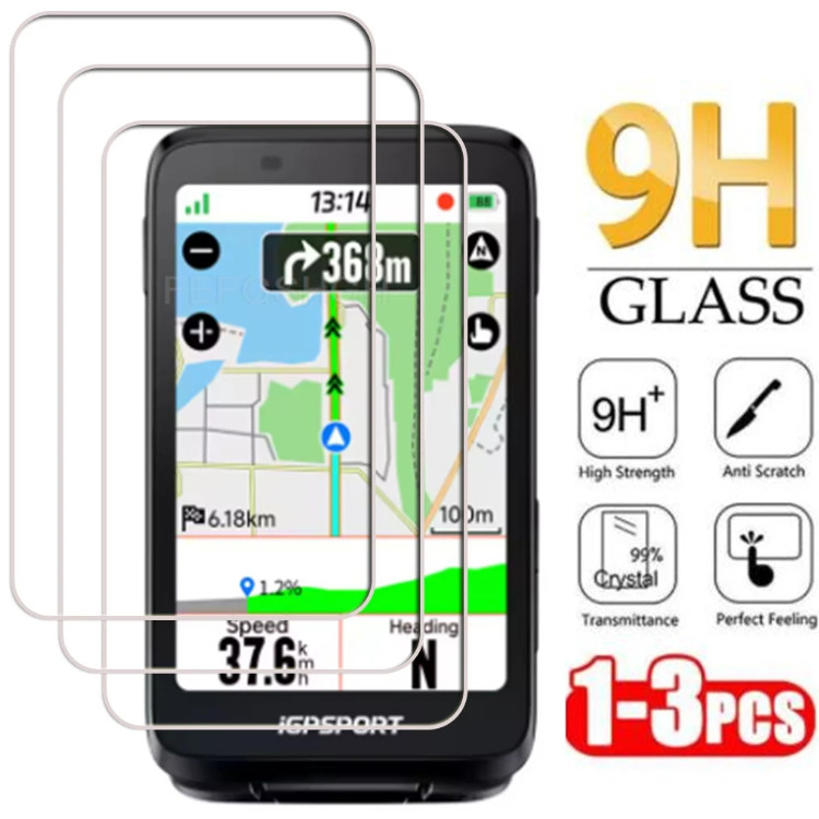 1-2 PCS 9H HD กระจกนิรภัยสําหรับ iGPSPORT BSC500 BSC300 300T BSC200 200S BSC100 100S BiNavi GPS iGPS