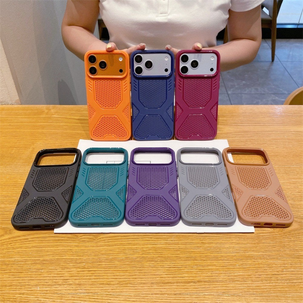 การกระจายความร้อนขั้นสูงแสงและวัสดุ ทีพียู นุ่มบางเคสโทรศัพท์สําหรับ ไอโฟน 17 16 จ 15 14 13 12 11 เอ็กซ์อาร์ มือโปร สูงสุด บวก ปลอกกันกระแทกป้องกันรอยขีดข่วนปกหลัง