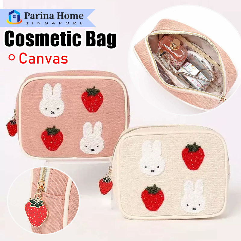 SGกระเป๋าเครื่องสําอางกระเป๋าแต่งหน้าแบบพกพาพร้อมช่องใส่กระเป๋าเดินทาง Skincare Storage Bag วันเกิด