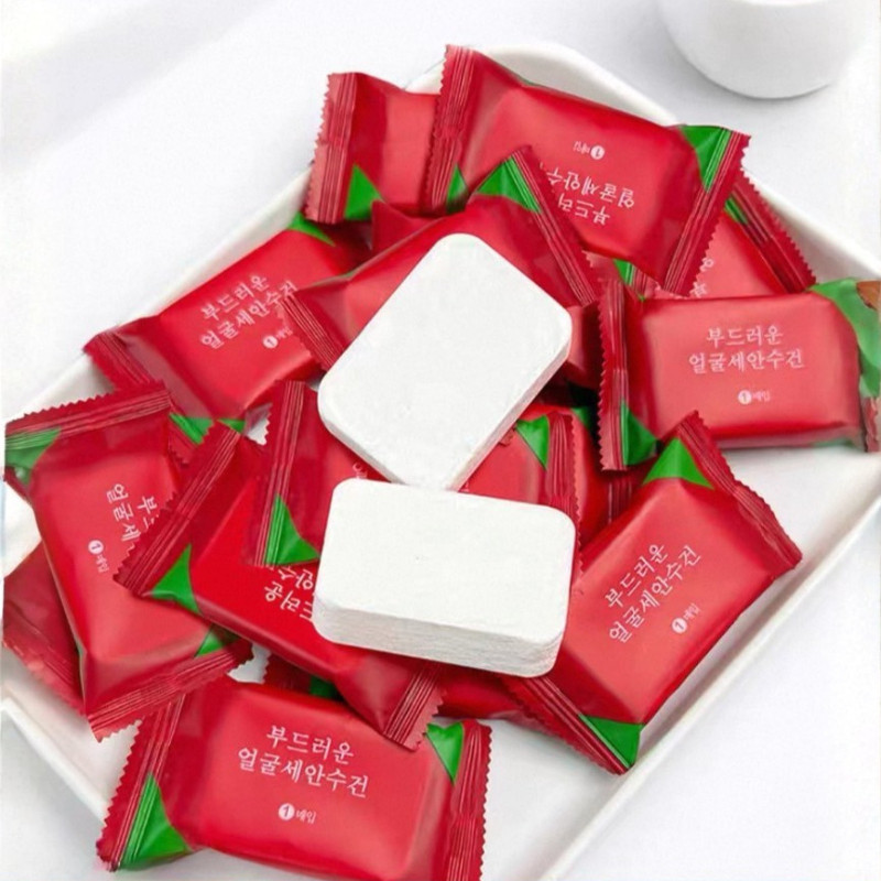 EVERÉ  ผ้าขนหนูอัดเม็ด 10/20 แคปซูล/ แบบใช้แล้วทิ้ง สำหรับล้างหน้า เช็ดมือ พกพาสะดวก ใช้งานง่าย ผ้าอัดเม็ด