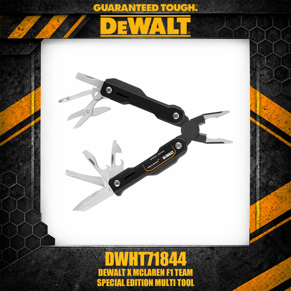 DWHT71844 DEWALT x McLaren F1 Team Special Edition Multi Tool