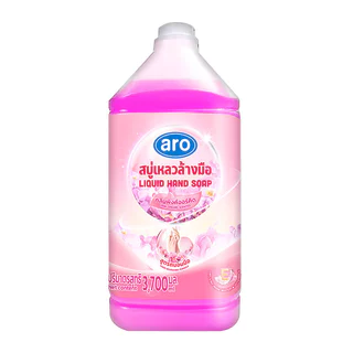 เอโร่ สบู่เหลวล้างมือ กลิ่นพิ้งค์ออร์คิด 3.7 ลิตร ARO สบู่ล้างมือแกลลอนใหญ่ น้ำยาล้างมือฆ่าเชื้อโรค