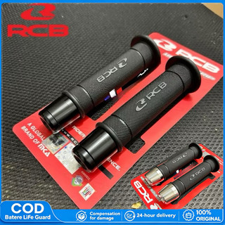 RCB ORIGINAL HANDGRIP HG55 + JALU STANG CNC SARUNG GAS / GRIP VARIASI HANDFAT BISA SEMUA MOTOR