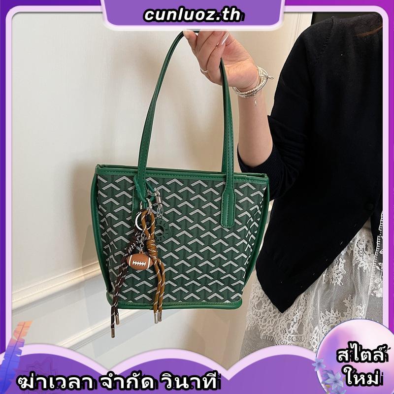 กระเป๋าสะพาย ถุงโทต สีชมพู ปริ้นลายดอกไม้ คลาสสิก สไตล์เกาหลี สำหรับหญิงสาว แฟชัน ทันสมัย สะดวกสบาย