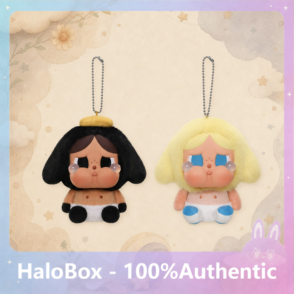 P POPMART Crying Babe Shanghai Limited Series จี้ตุ๊กตาไวนิลเครื่องประดับแท้