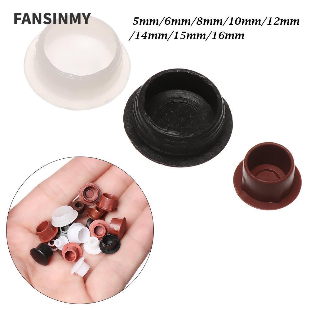 FANSINMY 50 ชิ้นเฟอร์นิเจอร์หลุมครอบคลุมฮาร์ดแวร์ภายนอกเจาะหลุมปลั๊กปฏิบัติฝุ่นปลั๊ก Stopper
