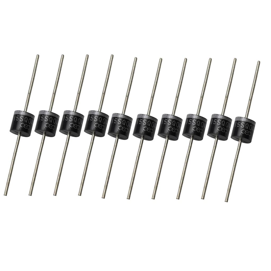 10PCS 15SQ045 Schottky Diodes 15A 45V Diode Axial Schottky Blocking Diodes สําหรับแผงเซลล์แสงอาทิตย์