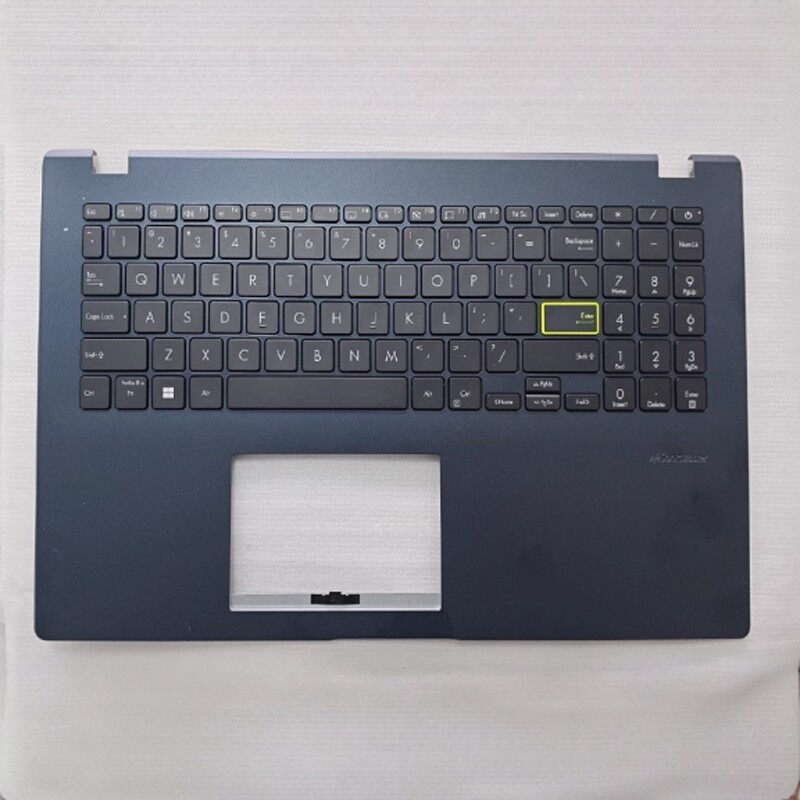 ใช้ได้กับ ASUS Asus E510 E510M E510MA-WB04 C เคสคีย์บอร์ดที่พักฝ่ามือเคสสีน้ำเงิน