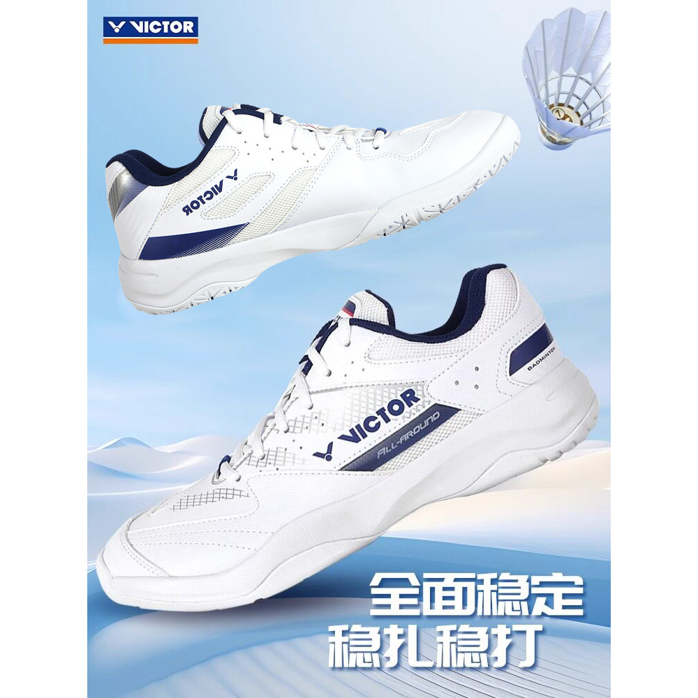 ของแท้ VICTOR Victory รองเท้าแบดมินตัน A301 ผู้ชายผู้หญิงรองเท้าการแข่งขันการฝึกอบรม Professional Sh