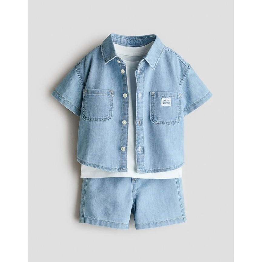 H&M(เอชแอนด์เอ็ม) ชุดเดนิม 3 ชิ้น เด็กทารก 1333402_1