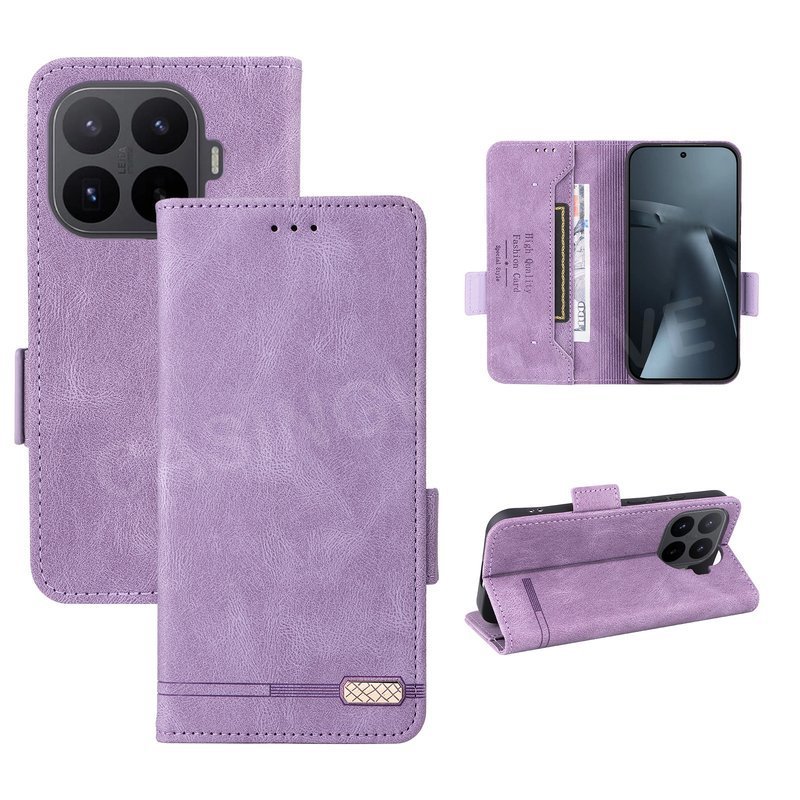 ปลอกสําหรับ Xiaomi 17T Pro 5G 2026 Xiaomi 17T 17 Pro Max Ultra 4G 5G Flip Leather Magnetic Buckle Flip Card Slot Stand Holder Bracket กันกระแทก Anti Fall Full Protection