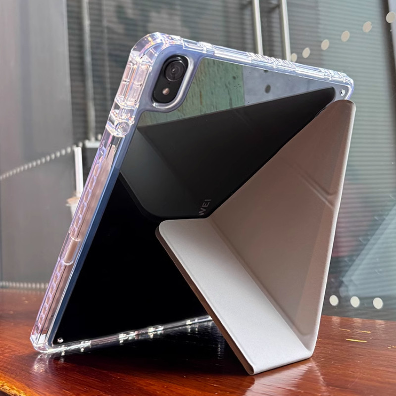 Y พับอะคริลิคโปร่งใส Hard Case สําหรับ Huawei MatePad 12X LRT-W09 BKY-W09 2026 2025 2024 12 นิ้ว Pro