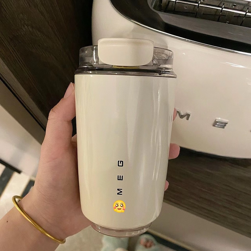 [SMG Home] SEMg ถ้วยพกพาสแตนเลสเกรดอาหาร ins ถ้วยกาแฟ ถ้วยเก็บความร้อน SZ9V
