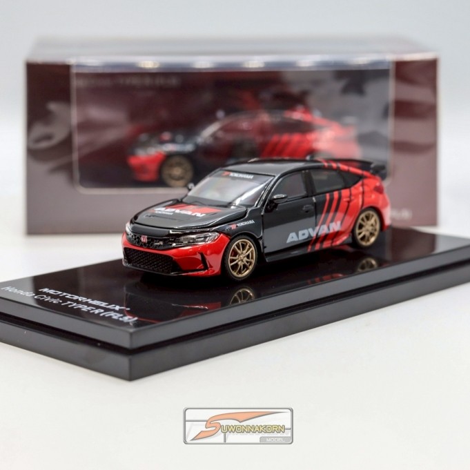 MotorHelix 1/64 Honda Civic Type FL5 Advan Livery