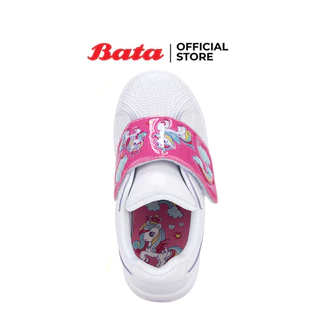 Bata บาจา รองเท้านักเรียนพละ ช่วงอายุ 3 - 5 ปี สายปรับระดับได้ สำหรับเด็กผู้หญิง รุ่น Unicorn สีขาว รหัส 1411503