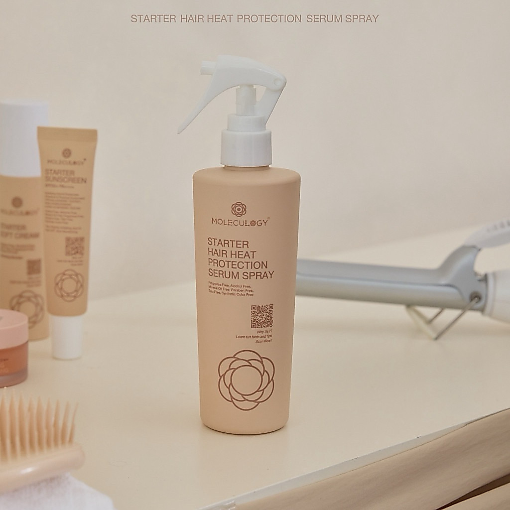 Moleculogy Starter Hair Heat Protection Serum Spray (250ml) สตาร์ทเตอร์ แฮร์ ฮีท โพรเทคชั่น เซรั่ม ส