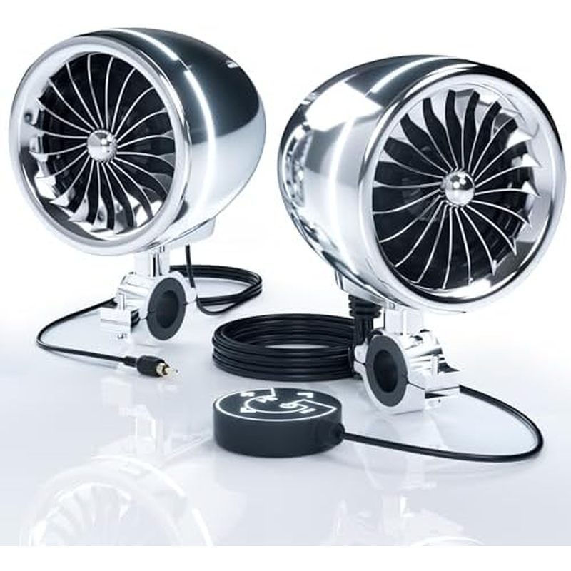 บลูทูธพร้อม ATV GoHawk LED ลําโพงในตัว Harley Amplifier แหวนมอเตอร์ไซค์, 4 ล้อ, AJ4-Ha Player เครื่อ