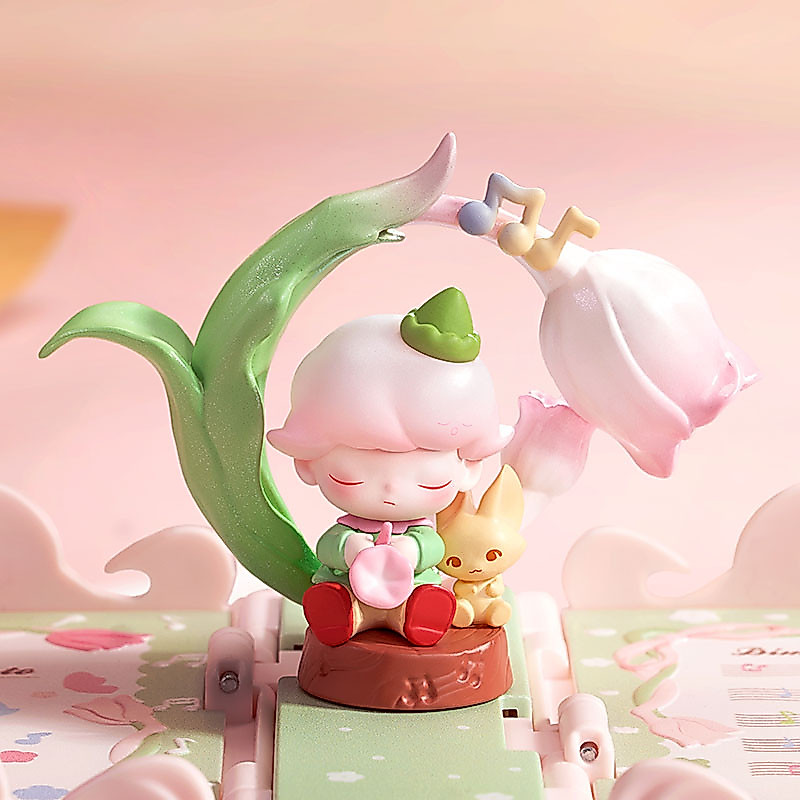 Gift For You Three-Dimensional Greeting Card Series Scene Figurine Blind Box Skullpanda Labubu Scene Figurine Toy Gifts--&&
