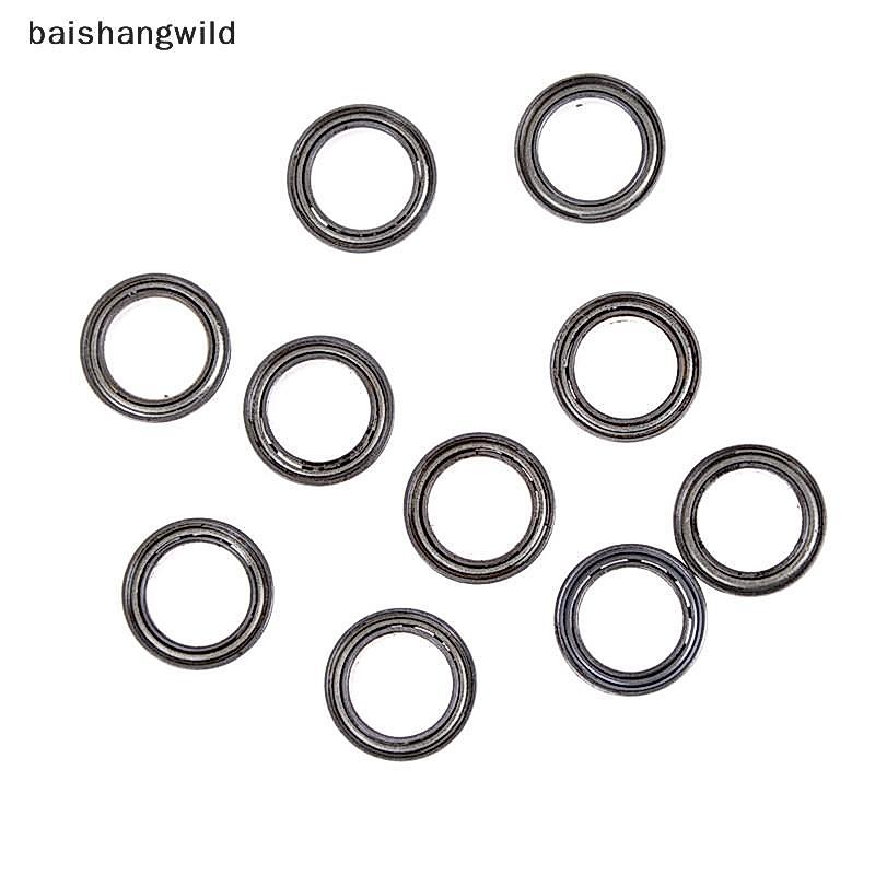 Bwth 10 ชิ้น 6700ZZ 10 x 15 x 4 มิลลิเมตร Modle ปิดผนึกโลหะ Shielded Ball Bearing Jelly