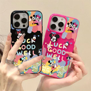 💖Snap&Co💖เคสลายเส้นเกาหลีเรียบหรู 14PROMAX สำหรับ iPhone 17Pro Max 16Pro Max 15Pro Max 14Pro 13Pro กันรอย XR XS