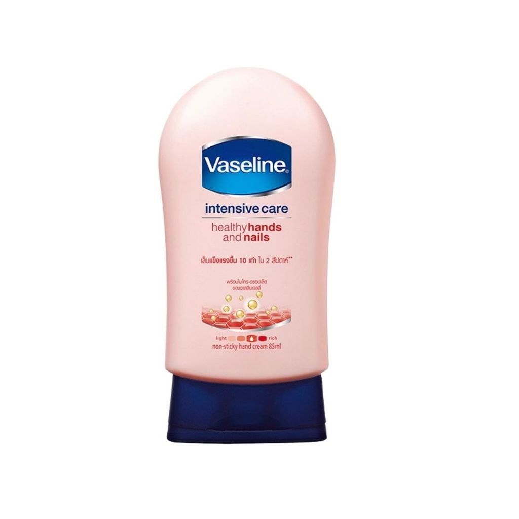 พร้อมส่ง/ของแท้💯Vaseline วาสลีน เฮลธี่ แฮนด์ เนล คอนดิชันนิ่ง 85 มล. Vaseline Healthy hand and nails 85 ml. (ชมพู)